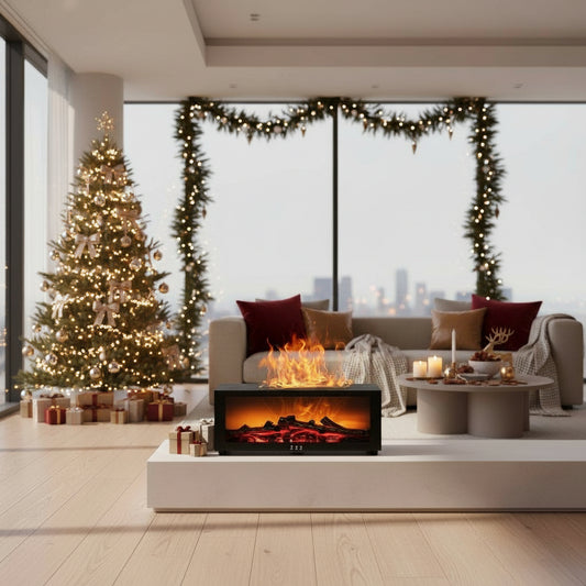 Flame-Effect Essential Oil Diffuser & Ultrasonic Humidifier – 150 ml, Remote