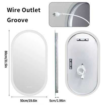 Elevate Oval LED Bathroom Mirror™