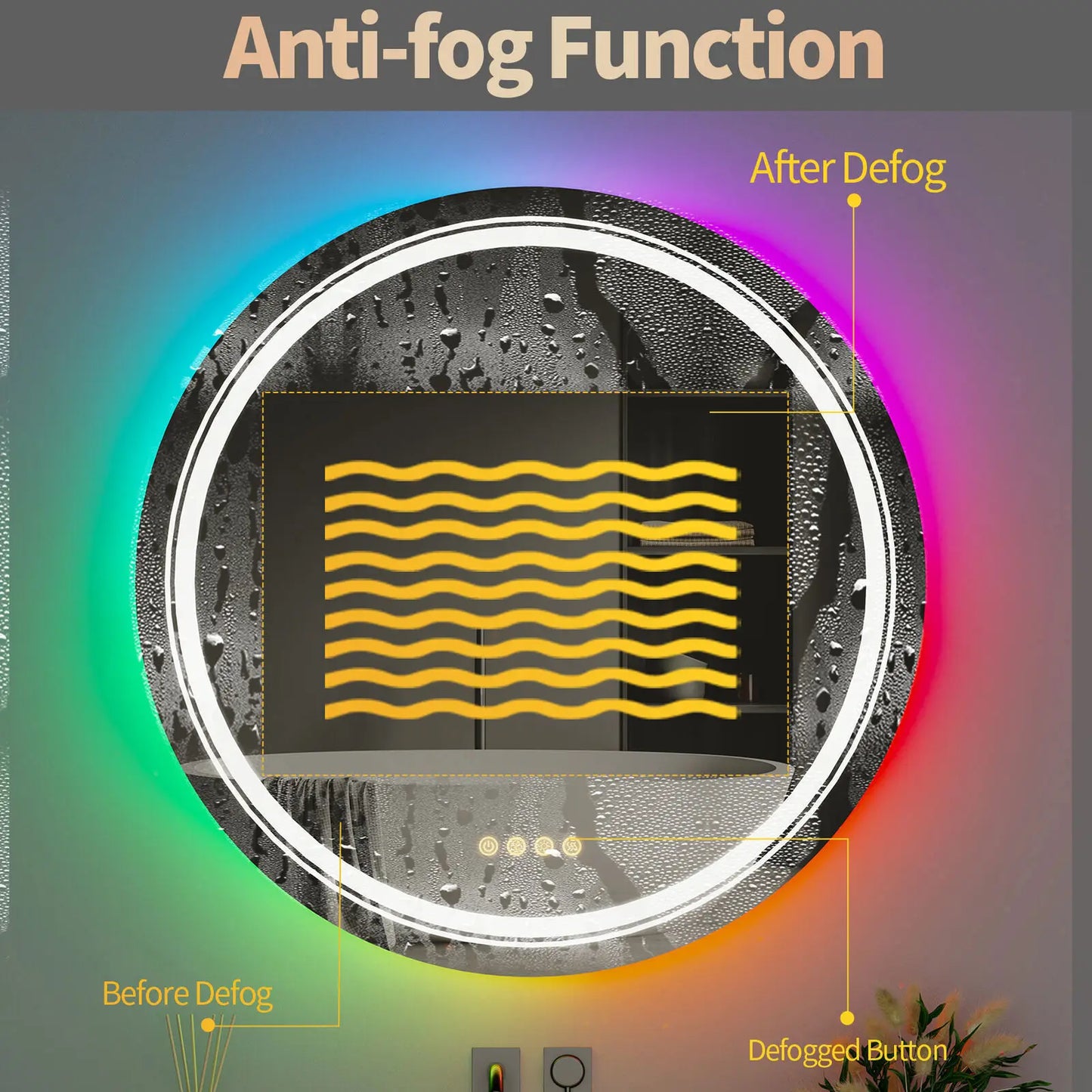 Luxe LED Round Mirror™