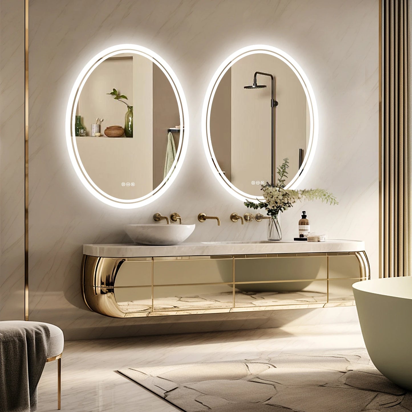 Illuminated Oval Vanity Mirror™