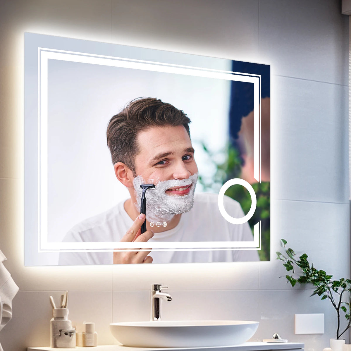 LED Mirror Bathroom Anti Fog