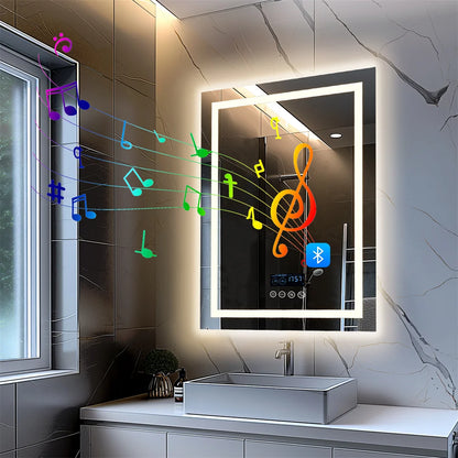 Bluetooth Bathroom Mirror and Anti-Fog