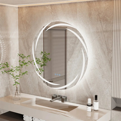 Circle Illuminated Bathroom LED Mirror