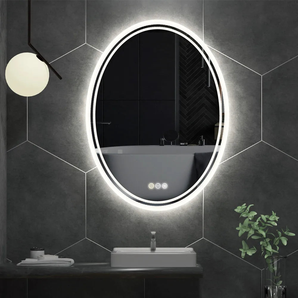 Oval Bathroom Mirror LED