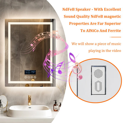 Bluetooth Bathroom Mirror and Anti-Fog