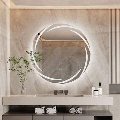 Whirlwind Elegance™ LED Vanity Mirror