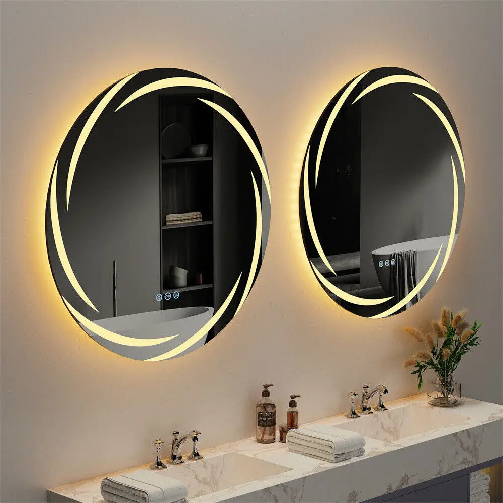 Whirlwind Elegance™ LED Vanity Mirror