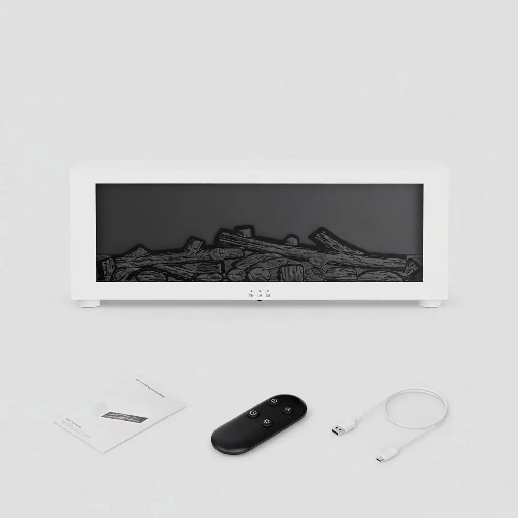 Flame-Effect Essential Oil Diffuser & Ultrasonic Humidifier – 150 ml, Remote