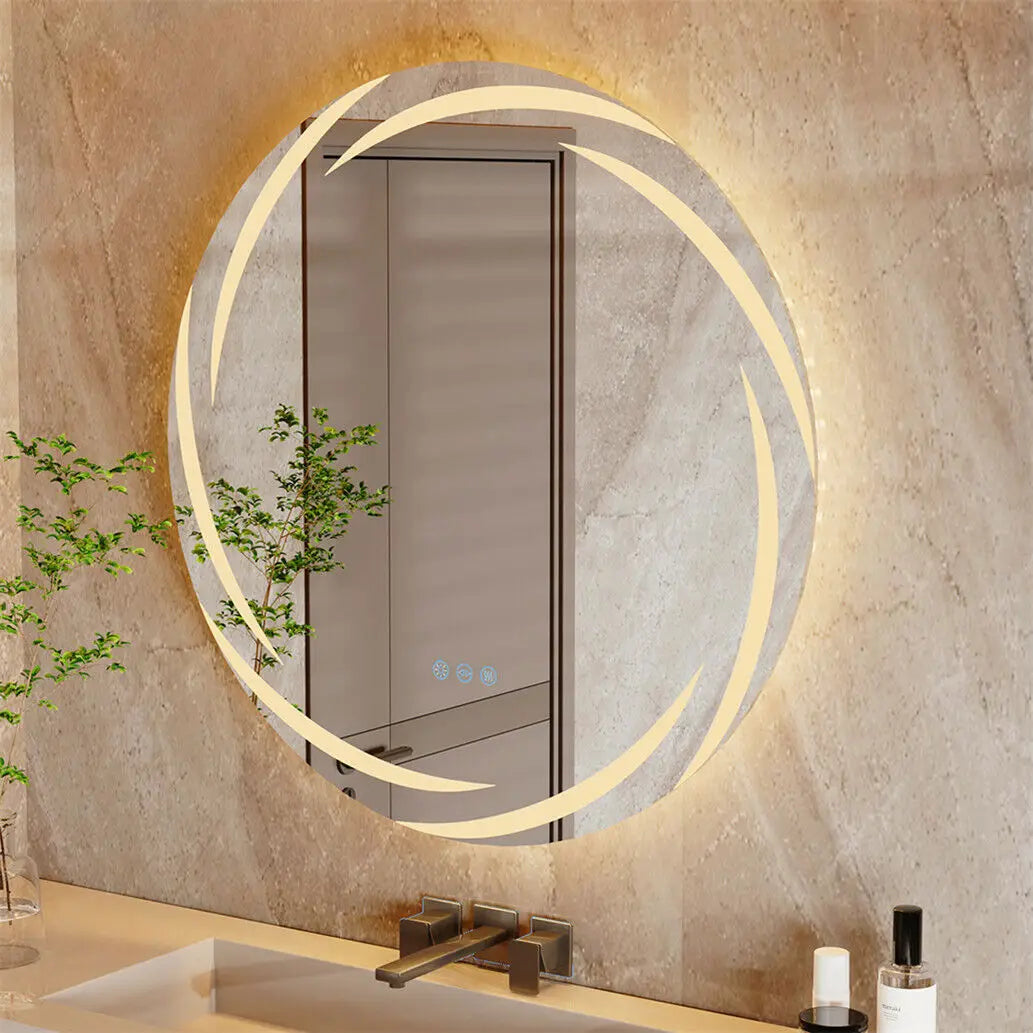 Whirlwind Elegance™ LED Vanity Mirror