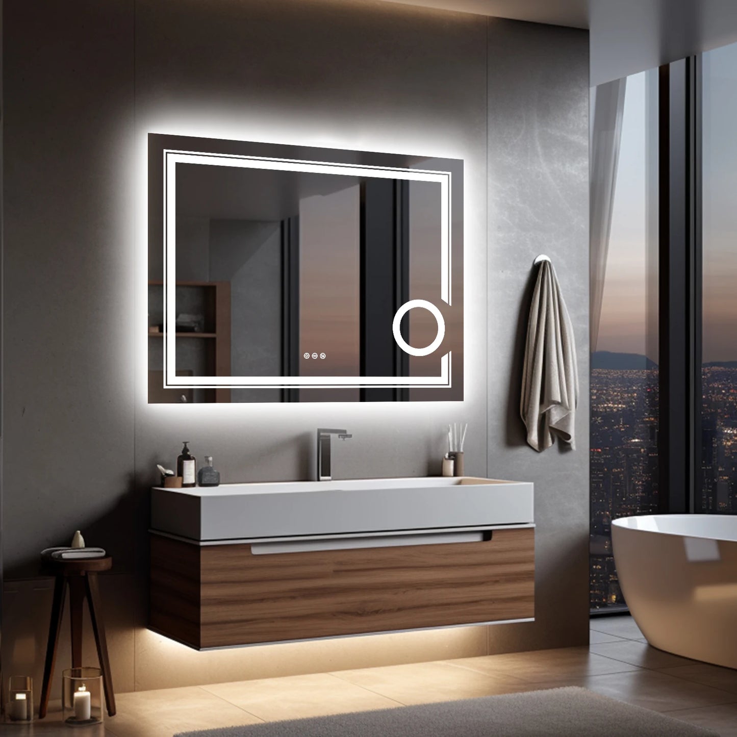 LED Mirror Bathroom Anti Fog