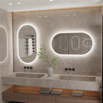 Lighted Bathroom Mirror LED Bedroom Anti Fog