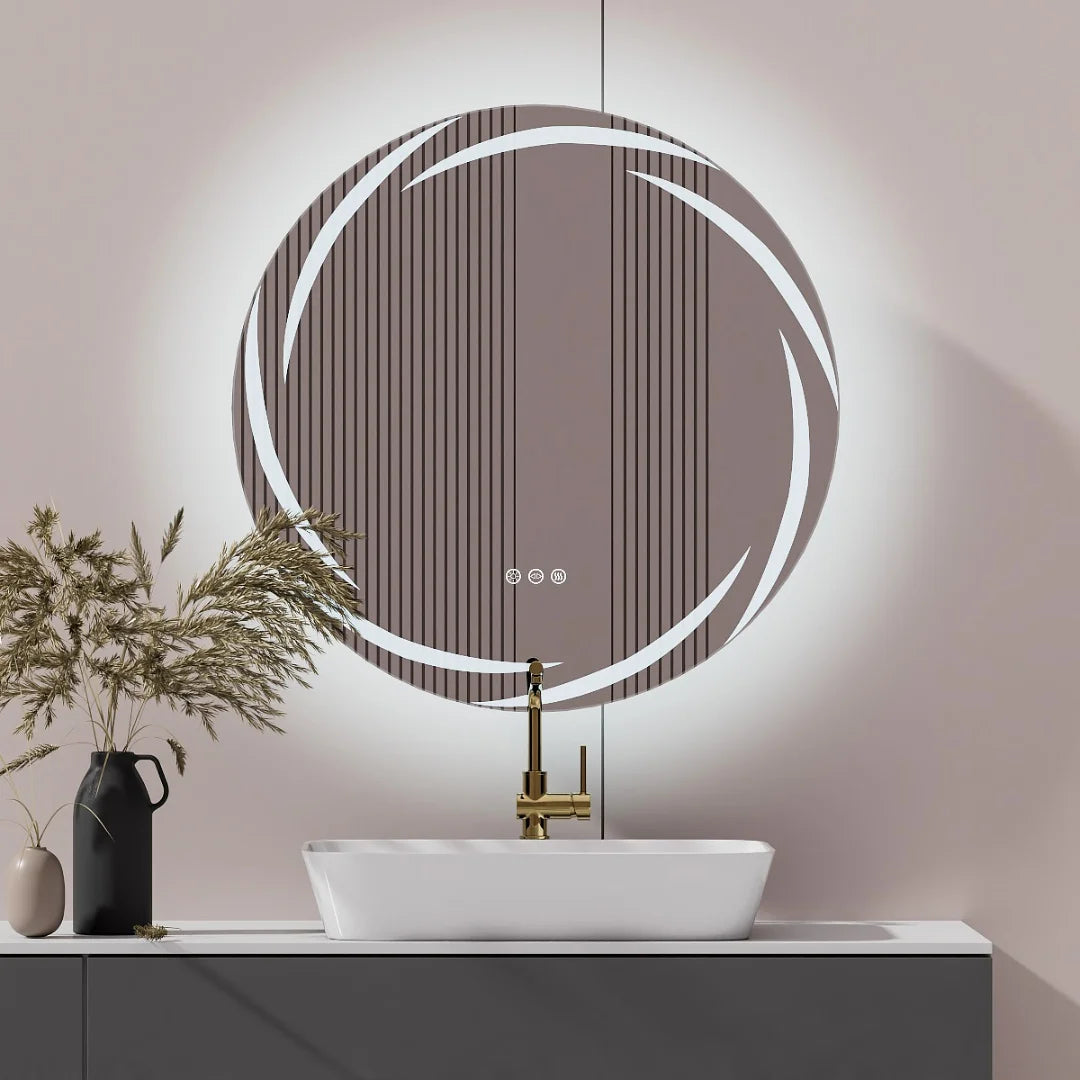 Circle Illuminated Bathroom LED Mirror