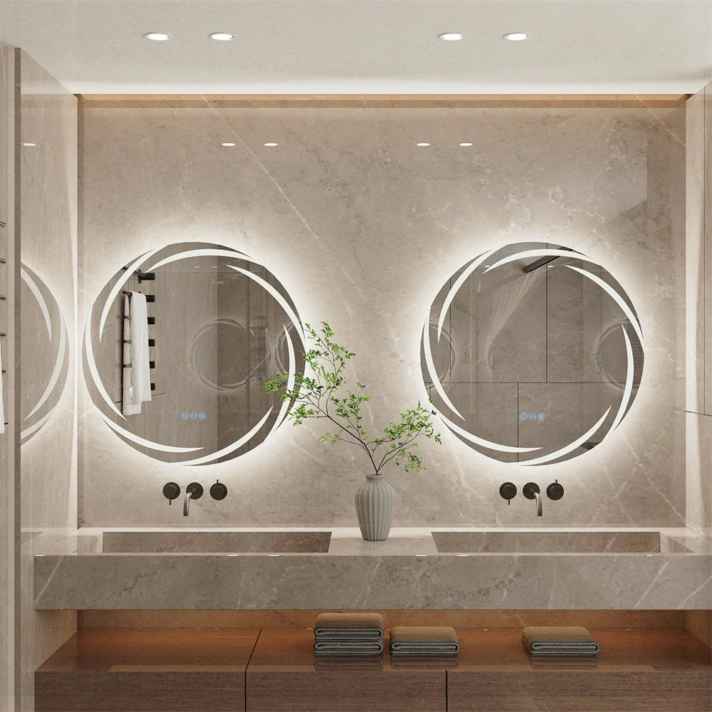 Circle Illuminated Bathroom LED Mirror