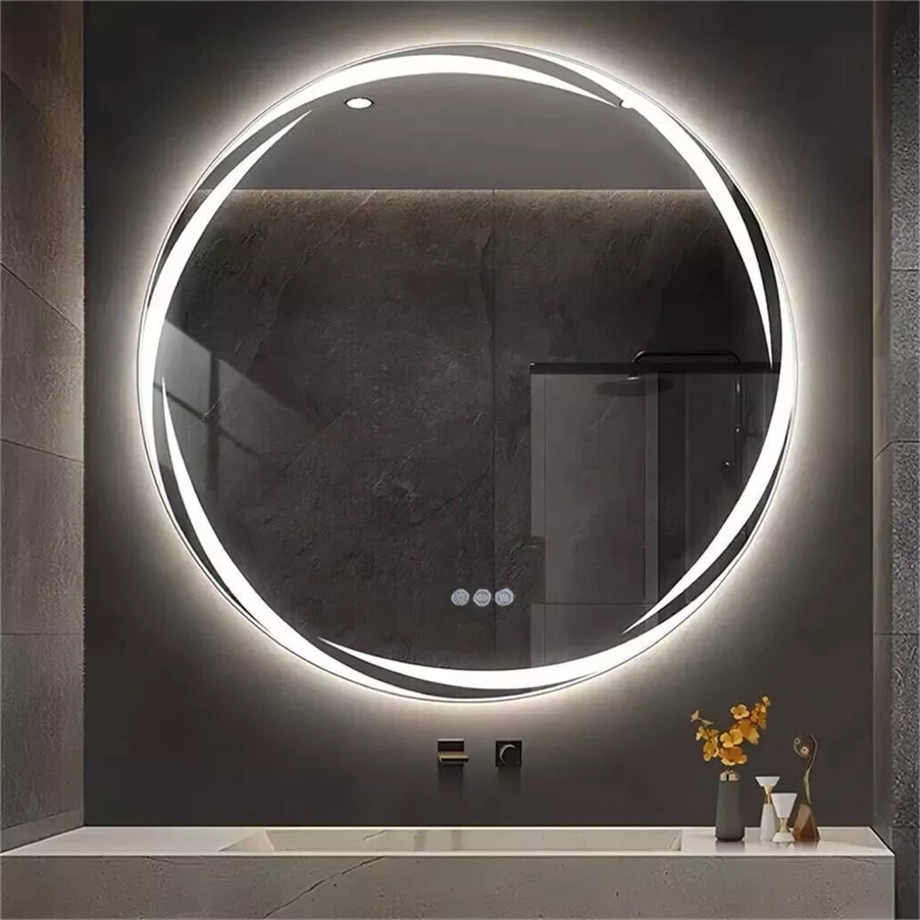 Circle Illuminated Bathroom LED Mirror