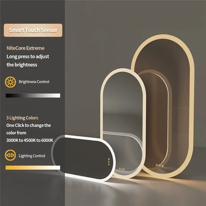 Lighted Bathroom Mirror LED Bedroom Anti Fog