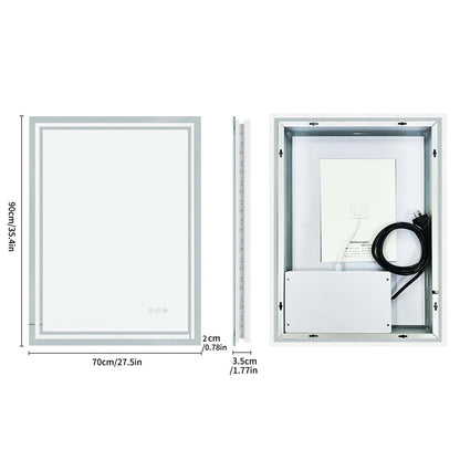 Dimmable Elegance Bathroom Mirror™